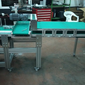 PVC Belt Fagor Press Mold Burr Conveyor
